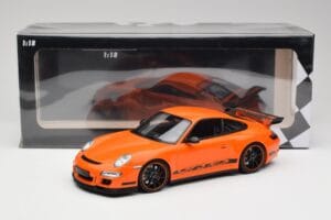 Porsche 911 997 GT3 RS Naranja Minichamps 1:18 155062122 Metal - imagen 6 de 6