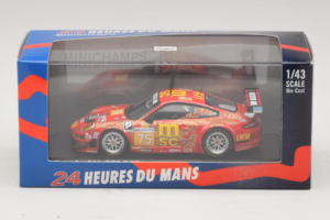 Porsche 911 997 GT3 RSR #75 O. Young / P. Hesnault 24 Hours of Le Mans 2009 Minichamps 1:43 400096975 Metal - imagen 4 de 4