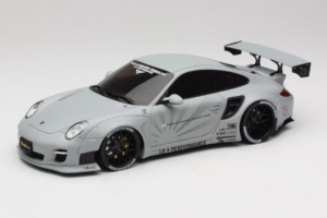 Porsche 911 997 Liberty Walk Gris GT Spirit 1:18 GT126 Resina