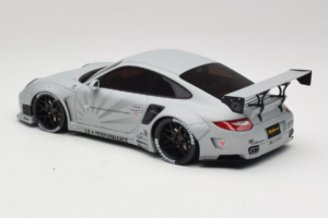 Porsche 911 997 Liberty Walk Gris GT Spirit 1:18 GT126 Resina - imagen 5 de 6