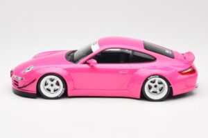 Porsche 911 997 RWB Rosa IXO 1:18 18CMC167 Metal - imagen 3 de 5