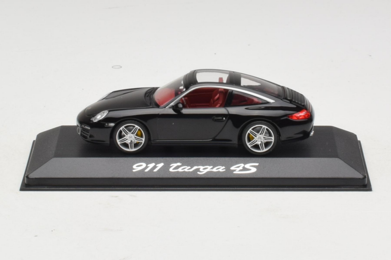 Porsche 911 997 Targa 4S Negro Minichamps 1:43 WAP02002518 Metal