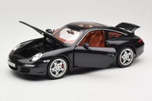 Porsche 911 997 Targa Negro Norev 1:18 187506 Metal - imagen 2 de 8