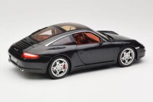 Porsche 911 997 Targa Negro Norev 1:18 187506 Metal - imagen 3 de 8