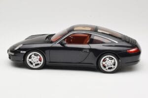 Porsche 911 997 Targa Negro Norev 1:18 187506 Metal - imagen 4 de 8
