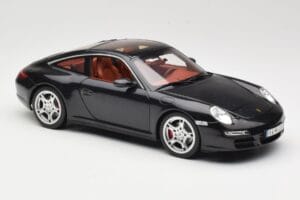 Porsche 911 997 Targa Negro Norev 1:18 187506 Metal - imagen 6 de 8