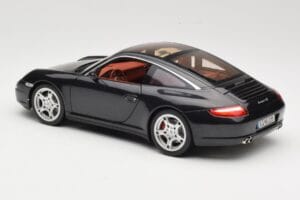 Porsche 911 997 Targa Negro Norev 1:18 187506 Metal - imagen 7 de 8