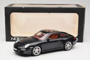Porsche 911 997 Targa Negro Norev 1:18 187506 Metal - imagen 8 de 8