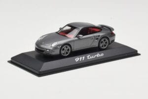 Porsche 911 997 Turbo Anthracite Grey Minichamps 1:43 WAP0200010A Metal - imagen 2 de 4