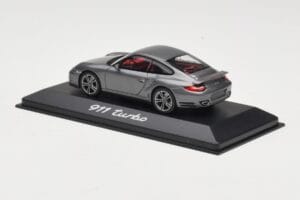 Porsche 911 997 Turbo Anthracite Grey Minichamps 1:43 WAP0200010A Metal - imagen 3 de 4