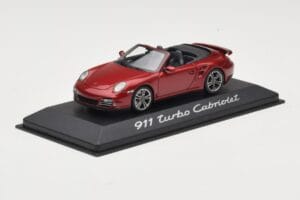 Porsche 911 997 Turbo Descapotable Rojo Minichamps 1:43 WAP0200130A Metal - imagen 2 de 4