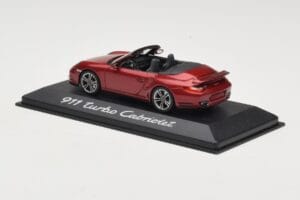 Porsche 911 997 Turbo Descapotable Rojo Minichamps 1:43 WAP0200130A Metal - imagen 3 de 4