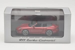 Porsche 911 997 Turbo Descapotable Rojo Minichamps 1:43 WAP0200130A Metal - imagen 4 de 4
