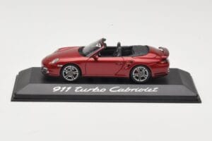 Porsche 911 997 Turbo Descapotable Rojo Minichamps 1:43 WAP0200130A Metal