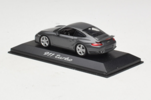 Porsche 911 997 Turbo Grey Metallic Minichamps 1:43 WAP02013116 Metal - imagen 3 de 4
