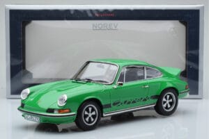 Porsche 911 Carrera RS 2.7 Verde Norev 1:18 187680 Metal - imagen 6 de 6