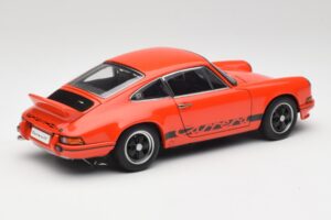Porsche 911 Carrera RS 2.7 Naranja & Franjas Negras AUTOart 1:18 78054 Metal - imagen 3 de 8