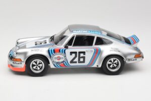 Porsche 911 Carrera RSR Group 4 GT #26 Martini Racing H. Muller / G. van Lennep GT Class Winner 1000 km Dijon 1973 Minichamps - imagen 3 de 6
