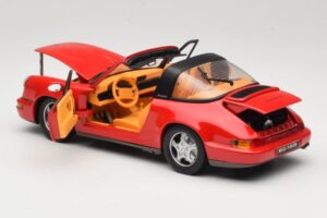 Porsche 911 Carrera Targa Rojo Anson 1:18 3054 Metal - imagen 5 de 8