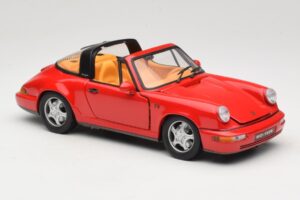 Porsche 911 Carrera Targa Rojo Anson 1:18 3054 Metal - imagen 6 de 8