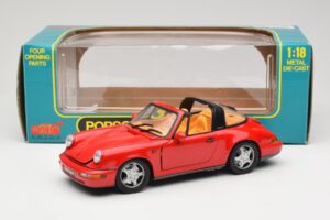 Porsche 911 Carrera Targa Rojo Anson 1:18 3054 Metal - imagen 8 de 8