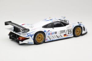 Porsche 911 GT1 #25 Porsche AG U. Alzen / J. Muller / B. Wollek 24 Hours of Le Mans 1998 Maisto 1:18 56052 Metal - imagen 3 de 8
