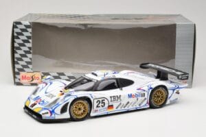 Porsche 911 GT1 #25 Porsche AG U. Alzen / J. Muller / B. Wollek 24 Hours of Le Mans 1998 Maisto 1:18 56052 Metal - imagen 8 de 8