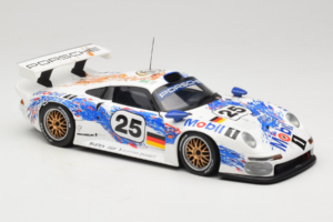 Porsche 911 GT1 #25 H. Stuck / T. Boutsen / B. Wollek 24 Hours of Le Mans 1996 UT Models 1:18 180966625 Metal - imagen 6 de 8
