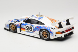 Porsche 911 GT1 #25 H. Stuck / T. Boutsen / B. Wollek 24 Hours of Le Mans 1996 UT Models 1:18 180966625 Metal - imagen 7 de 8