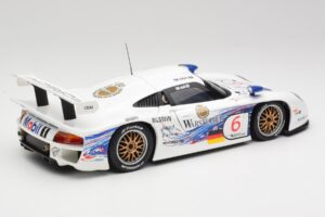 Porsche 911 GT1 #6 T. Boutsen / H-J. Stuck 1997 UT Models 1:18 39720 Metal - imagen 3 de 8