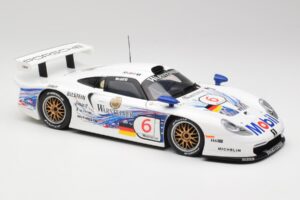 Porsche 911 GT1 #6 T. Boutsen / H-J. Stuck 1997 UT Models 1:18 39720 Metal - imagen 6 de 8