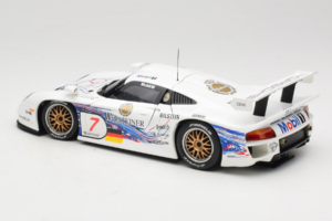 Porsche 911 GT1 #7 Y. Dalmas / R. Wollek FIA GT Championship 1997 UT Models 1:18 39721 Metal - imagen 7 de 8