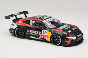 Porsche 911 GT3 Cup 992 #69 K. Rovanpera Zolder GP 2024 IXO 1:18 18RMC226 Metal - imagen 4 de 6