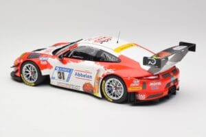 Porsche 911 GT3 R #31 Frikadelli Racing N. Siedler / M. Seefried 24 Hours Nürburgring 2018 Minichamps 1:18 153186931 Metal - imagen 5 de 6