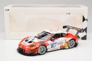 Porsche 911 GT3 R #31 Frikadelli Racing N. Siedler / M. Seefried 24 Hours Nürburgring 2018 Minichamps 1:18 153186931 Metal - imagen 6 de 6