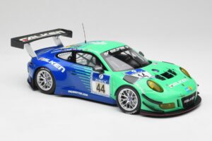 Porsche 911 GT3 R #44 Falken Motorsport W. Henzler / P. Dumbreck NBR 2016 Minichamps 1:18 155166044 Metal - imagen 4 de 6