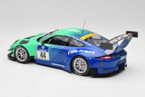 Porsche 911 GT3 R #44 Falken Motorsport W. Henzler / P. Dumbreck NBR 2016 Minichamps 1:18 155166044 Metal - imagen 5 de 6
