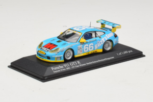 Porsche 911 GT3 R #66 Buckler / Schrom 24 Hours of Daytona 2002 Minichamps 1:43 400026966 Metal - imagen 2 de 4