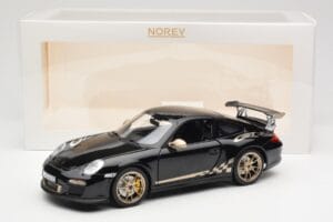 Porsche 911 997 GT3 RS Negro Norev 1:18 187563 Metal - imagen 8 de 8