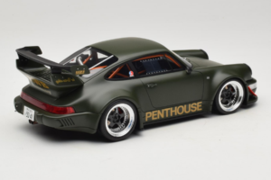 Porsche 911 RWB Penthouse Kaki Green GT Spirit 1:18 GT559 Resina - imagen 2 de 6