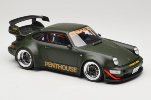 Porsche 911 RWB Penthouse Kaki Green GT Spirit 1:18 GT559 Resina - imagen 4 de 6