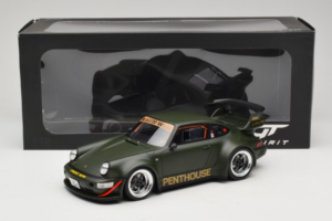 Porsche 911 RWB Penthouse Kaki Green GT Spirit 1:18 GT559 Resina - imagen 6 de 6