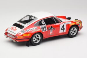 Porsche 911 S #4 G. Larrousse / M. Perramond 2nd Place Rally Monte Carlo 1972 Minichamps 1:18 107726804 Resina - imagen 2 de 6