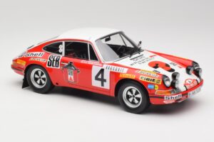 Porsche 911 S #4 G. Larrousse / M. Perramond 2nd Place Rally Monte Carlo 1972 Minichamps 1:18 107726804 Resina - imagen 4 de 6