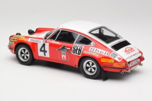 Porsche 911 S #4 G. Larrousse / M. Perramond 2nd Place Rally Monte Carlo 1972 Minichamps 1:18 107726804 Resina - imagen 5 de 6