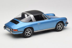 Porsche 911 S Targa Blue Metallic Norev 1:18 187646 Metal - imagen 3 de 8
