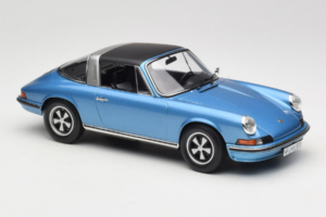 Porsche 911 S Targa Blue Metallic Norev 1:18 187646 Metal - imagen 5 de 8