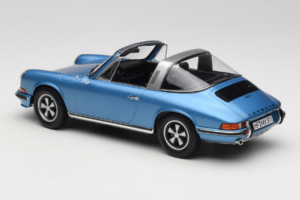 Porsche 911 S Targa Blue Metallic Norev 1:18 187646 Metal - imagen 6 de 8