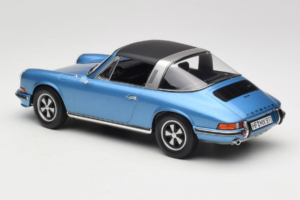 Porsche 911 S Targa Blue Metallic Norev 1:18 187646 Metal - imagen 7 de 8