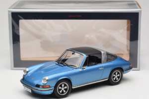 Porsche 911 S Targa Blue Metallic Norev 1:18 187646 Metal - imagen 8 de 8